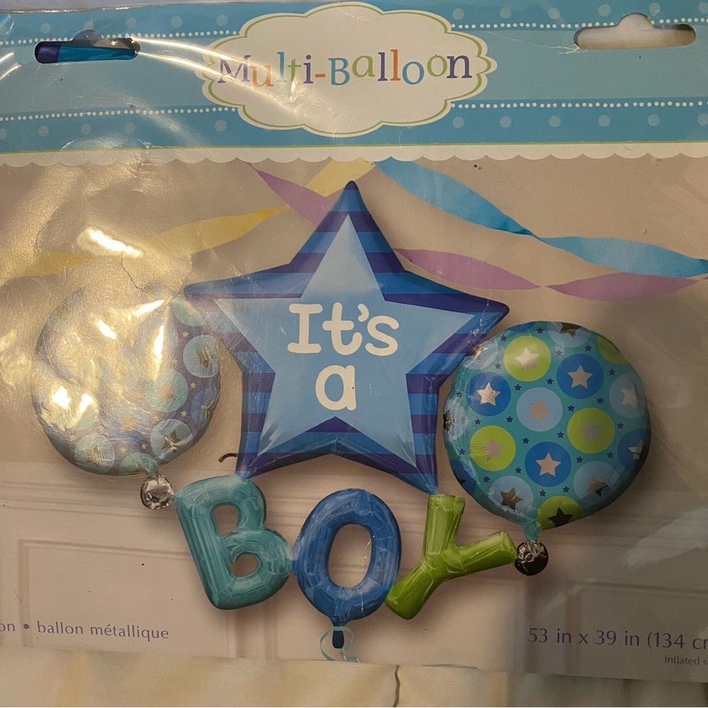 It’s a boy balloon-brand new